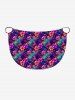 Plus Size Ombre Flower Mermaid Scale Print Hawaii Covertible Beach Cover Up -  
