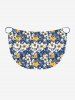 Plus Size Tropical Leaf Hibiscus Flower Print Hawaii Convertible Beach Cover Up -  
