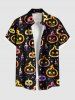 Halloween Pumpkin Candles Star Print ​Plus Size Matching Outfit For Couples -  