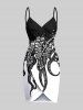 Octopus Two Tone Print Plus Size Matching Hawaii Beach Outfit For Couples -  