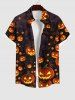 Tenue assortie grande taille à imprimé citrouille et lanterne pour Halloween, idéale pour les couples - Noir 