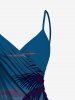Plus Size Coconut Tree Sun Seascape Print Convertible Hawaii Beach Cover -  
