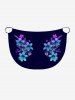 Plus Size Ombre Hibiscus Flower Leaf Print Hawaii Convertible Beach Cover Up -  