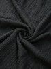Plus Size Textured Strap Buckle Grommet Pocket A Line Skirt -  