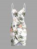 Coconut Tree Hibiscus Flower Sun Boat Print Plus Size Matching Hawaii Beach Outfit For Couples -  