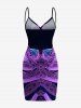 Plus Size Octopus Sea Waves Print Hawaii Convertible Beach Cover Up -  