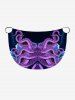 Plus Size Octopus Sea Waves Print Hawaii Convertible Beach Cover Up -  