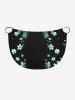 Plus Size Ombre Flower Petal Galaxy Print Hawaii Convertible Beach Cover Up -  