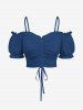Tenue de plage hawaïenne assortie grande taille à imprimé feuilles et fleurs d'hibiscus pour couples - Noir 