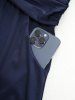 Plus Size Star Silver Stamping Velvet Pocket Ruched 2 In 1 Dress -  