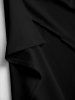 Women's Sexy Elegant Solid Color Backless Ruched Draped Thigh High Split Square Neck Adjustable Shoulder Straps Party Evening Gown Maxi Dress -  