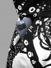 Matching Hawaii Shirt and Romper Plus Size Beach Outfit Octopus Two Tone Print For Couples -  