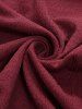 Plus Size Cinched Ruched Ruffles Cold Shoulder Puff Sleeve Textured A Line Vintage Dress -  