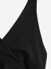 Women's Sexy Solid Color Faux Pearl Decor Low Cut Square Neck Non-adjustable Shoulder Straps Mini Fit And Flare Dress -  