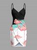 Flamingo Sea Print Plus Size Matching Hawaii Beach Outfit For Couples -  