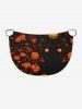 Tenue assortie grande taille pour couple, motif citrouille, lanterne et maison, pour Halloween - Noir 