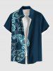 Flower Paisley Print Plus Size Matching Hawaii Beach Outfit For Couples -  