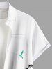 Coconut Tree Bird Rain Drop Print Plus Size Matching Hawaii Beach Outfit For Couples -  