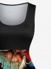 Skulls Pirate Ship Sea Waves Cruise Print Plus Size Matching Hawaii Beach Outfit For Couples -  