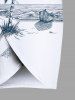 Plus Size Coconut Tree Ship Seascape Print Convertible Hawaii Beach Cover -  