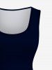 Tenue assortie grande taille pour couples, motif chauve-souris fantôme et lune d'Halloween - Noir 