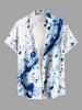 Ombre Music Symbol Print Plus Size Matching Hawaii Beach Outfit For Couples -  