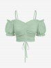 Flowers Tropical Leaf Print Plus Size Matching Hawaii Beach Outfit For Couples -  