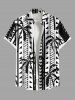 Coconut Tree Geometric Graphic Print Plus Size Matching Hawaii Beach Outfit For Couples -  