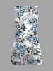 Matching Hawaii Shirt and Romper Plus Size Beach Outfit Flowers Leaf Printed for Couples -  