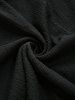 Cold Shoulder Butterfly Applique Lace Up Textured Layered A Line Cami Dress -  