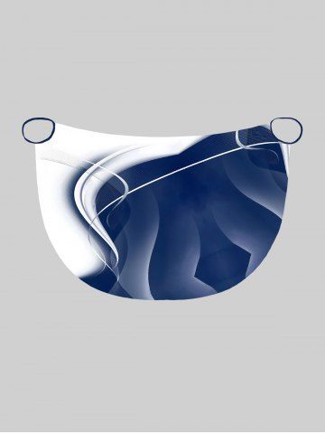 Curve Ombre Light Beam Print Plus Size Matching Hawaii Beach Outfit For Couples