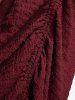 Plus Size Medieval Renaissance Peasant Corset Lace Up Layered Dress Tavern Maid Costume -  