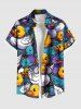 Colorful Ducks Print Plus Size Matching Hawaii Beach Outfit For Couples -  