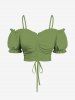 Flowers Tropical Leaf Print Plus Size Matching Hawaii Beach Outfit For Couples -  