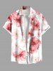 Hibiscus Flowers Print Plus Size Matching Hawaii Beach Outfit For Couples -  
