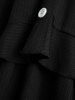Plus Size Tie Cinched Ruffles Ruched Buttons Off The Shoulder High Low Dress -  