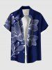 Flower Print Plus Size Matching Hawaii Beach Outfit For Couples -  