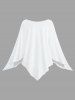 Tenue assortie grande taille à imprimé fantôme pour Halloween, idéale pour les couples - Blanc 