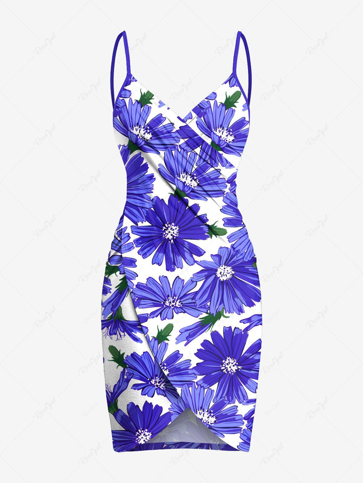 Buy Plus Size Daisy Flowers Print Convertible Hawaii Beach Cover  
