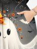 Halloween Flower Spider Web Ghost Bride Print Plus Size Matching Outfit For Couples -  