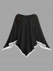 Halloween Skull Spider Web Print Plus Size Matching Outfit For Couples -  