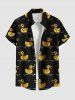 Duck Skateboard Print Plus Size Matching Hawaii Beach Outfit For Couples -  