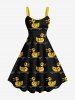 Duck Skateboard Print Plus Size Matching Hawaii Beach Outfit For Couples -  