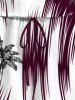 Matching Hawaii Shirt and Romper Plus Size Beach Outfit Coconut Tree Printed for Couples -  
