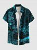 Compass Anchor Map Sea Letters Print Plus Size Matching Hawaii Cruise Beach Outfit For Couples -  