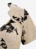 Robe grande taille à imprimé floral et feuilles avec poches et ceinture à boucle - Couleur du désert 1X | US 14-16