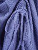 Robe à volants, lacets, œillets, plissée et cintrée asymétrique - Pourpre  S