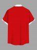 Christmas Santa Claus Costume Candy Print Plus Size Matching Outfit For Couples -  