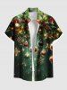 Christmas Snowflake Ball Bowknot Holly Print Plus Size Matching Outfit For Couples -  