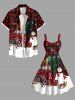 Robe débardeur à carreaux grande taille avec sapin de Noël, bonhomme de neige et flocons de neige, coffret cadeau voiture - Bleu Ciel 6X